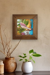 Wallity Artvessakaro33 Cuadro Decorativo de Cerámica Multicolor